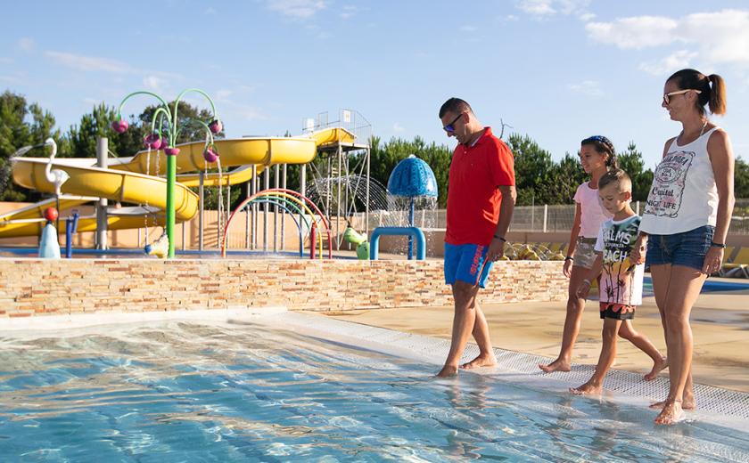 Piscine du camping Les Oyats